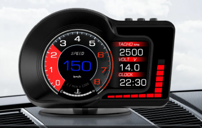 قيج / عداد الكتروني مدخل OBD2 مطابق لجميع السيارات