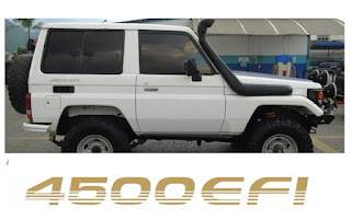خط لاندكروزر 4500 ذهبى