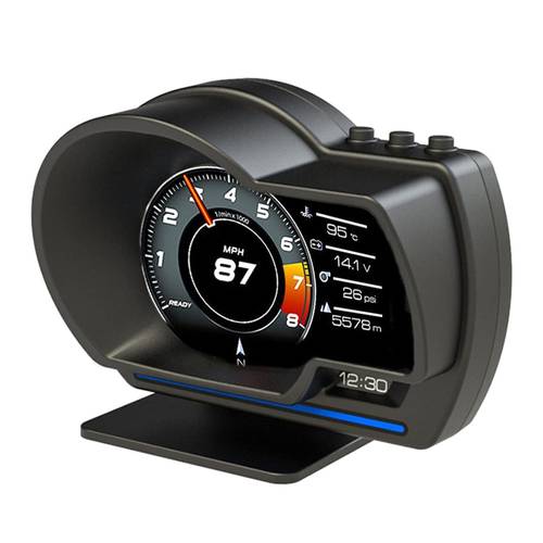 قيج OBD لقراءة السرعة والأربي أم والحرارة وضغط الزيت وحرارة الزيت