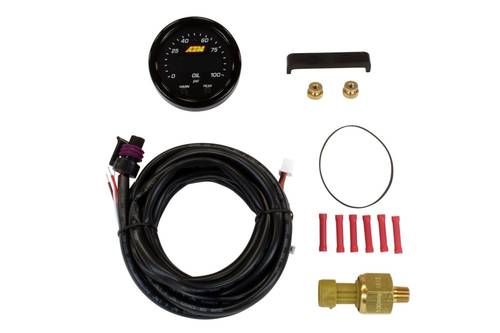 قيج ضغط بنزين / زيت 0-100 PSI من AEM
