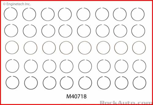 شنابر Piston Ring لمحركات شفر 6.2 من Enginetech