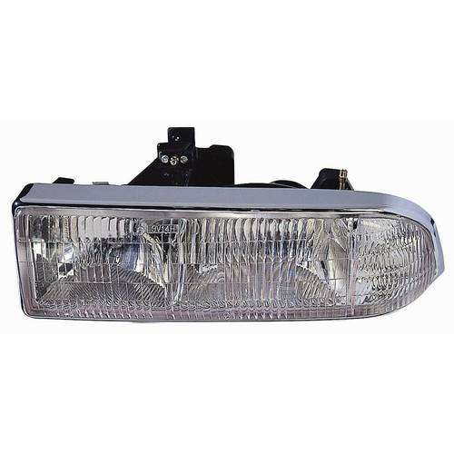 BLAZER 1998-2002 Driver Side Left Head Lamp Assembly 20165262022017 includes Chrome Bezel
