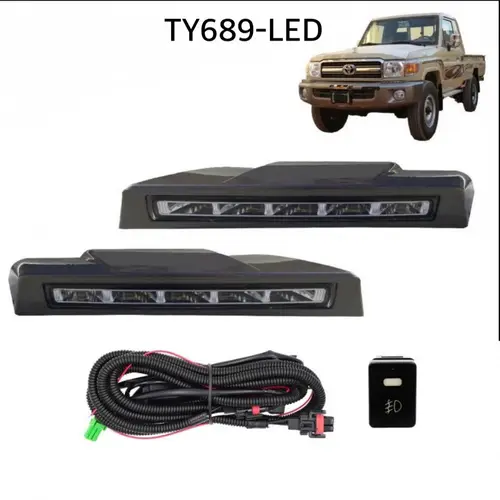 ( LED ) فوق الصدام شاص + ربع تويوتا 2007-2023