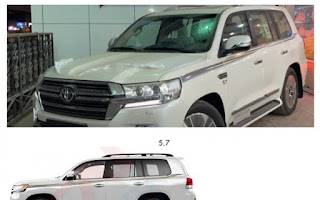 خط لاندكروزر 2020 VXR