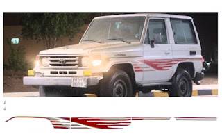 خط لاندكروزر ربع 2003 خليجي