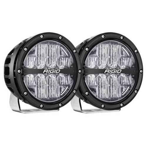 كشاف ضباب LED دائري من سلسلة 360 - 6 بوصة - RGBW - حبتين من RIGID