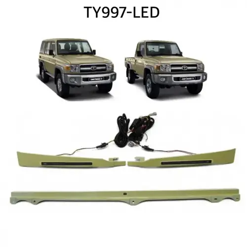 ( LED ) تحت الشمعة شاص + ربع تويوتا - بيج