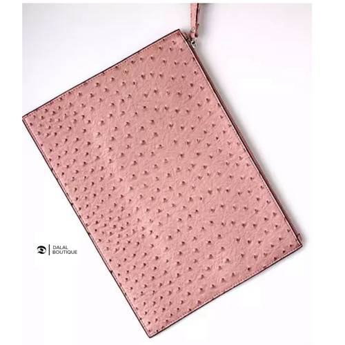 Pouch Ostrich Pink