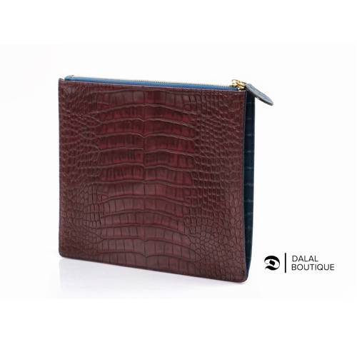 Luxury pouch maroon , navy 
