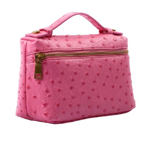 Cross bag Ostrich Pink