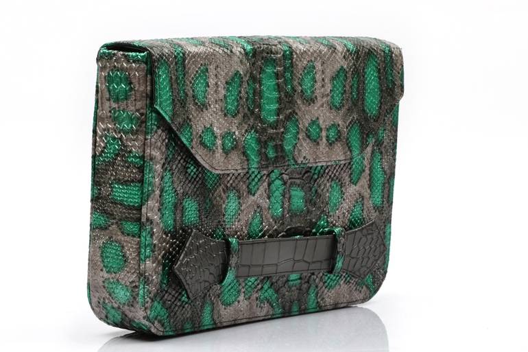 Green Python Bag 2021 New Collection