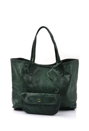 Green Shopping bag 40x27cm 