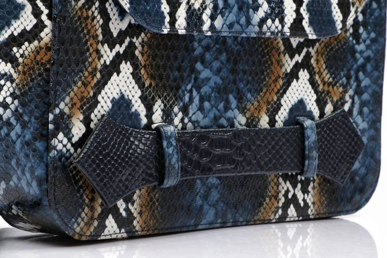 Blue Python Bag 2021 New Collection