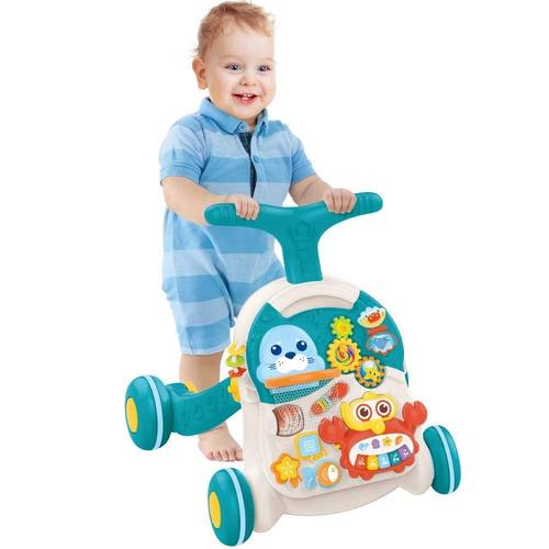🚶‍♂️🎨 مشاية أطفال مع طاولة أنشطة 2×1 – Walker & Active Table