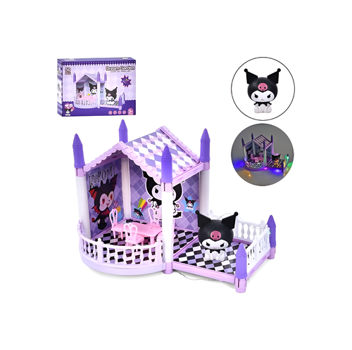 🏡 لعبة بيت الدمى كرومي – Dream Garden Doll House (50 قطعة)