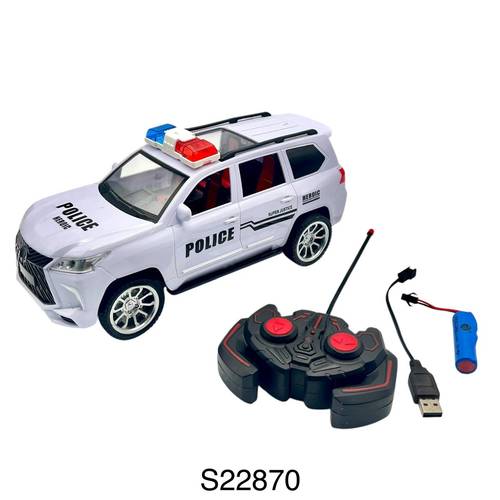 SRWC25 S22870 LM258-20 RC Police car سيارةريموت مرور