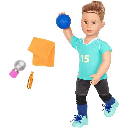 دمية جوني (ولد) لاعب كرة الطائرة مع إكسسوارات