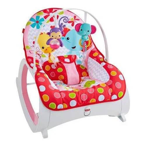 👶🎶 جلاسة - هزاز أطفال من الرضيع إلى الطفل اللون أحمر– Infant to Toddler Rocker