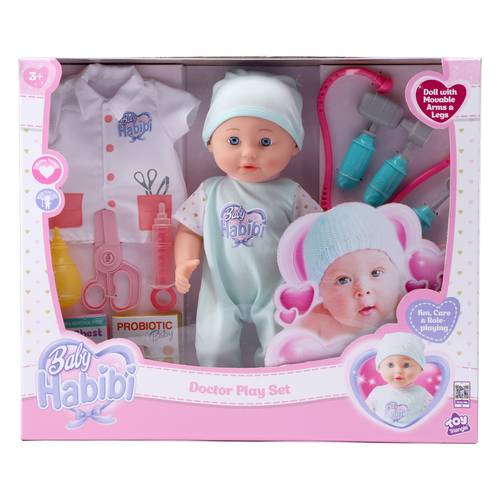 👶🩺 بيبي حبيبي طقم الطبيب 14 انش
