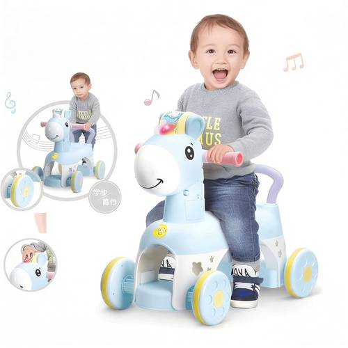 🐴🎶 مشاية وركوب أطفال على شكل مهر – Pony Fun Music Walker