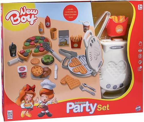 🧇🍟 نيوبوي طقم الفطور والمطبخ 25 قطعة