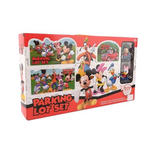 🚗 لعبة مواقف السيارات ميكي ماوس وأصدقاءه – Mickey Parking Lot Set