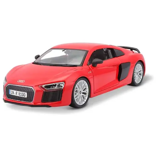 مجسم سيارة مايستو أودي R8 V10 Plus أحمر – مقياس 1:24