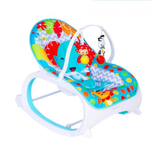 👶🎶 جلاسة - هزاز أطفال من الرضيع إلى الطفل اللون أزرق – Infant to Toddler Rocker