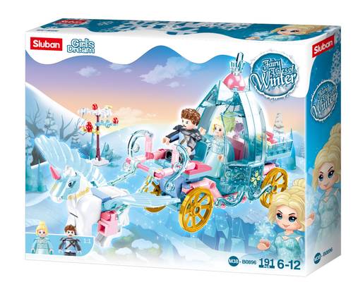 ❄️👑 سلوبان تركيب عربة الأميرة السحرية 191 قطعة