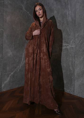 Brown Botanical Silk