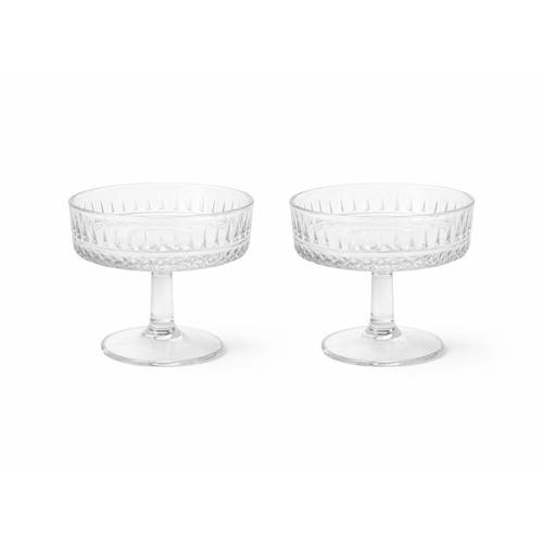 Elegant Glass Serving Set | 2 Pieces