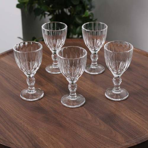 5 Pieces Glass Juice Cup Set