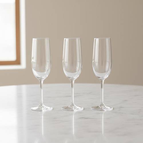 Luxury Glass Cup Set – 6 Pieces – 215 ml