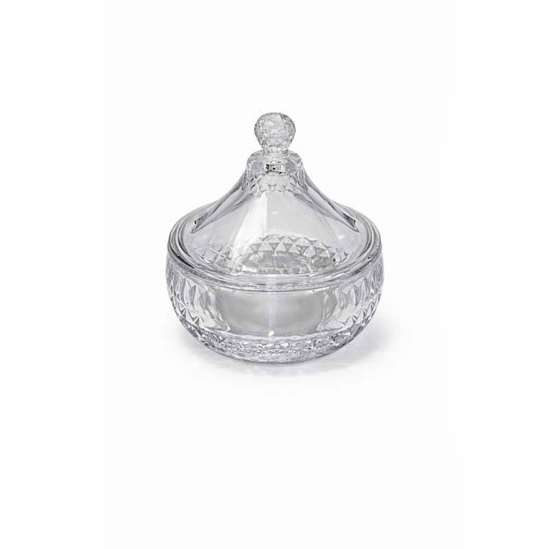 Luxury Glass Dates & Sugar Bowl