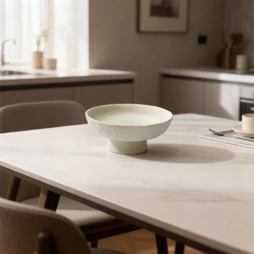 Black Serving Plate with Base – 13 cm