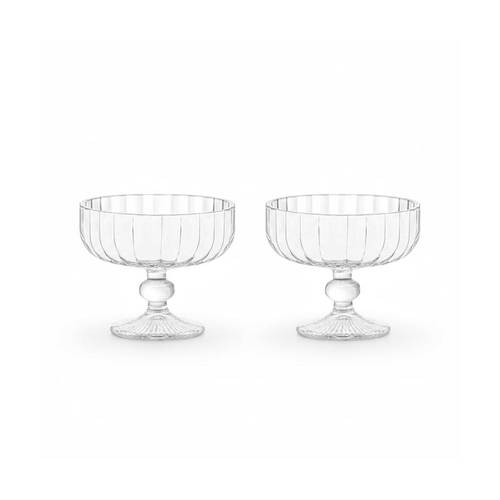 Elegant Glass Serving Set – 2 Pieces