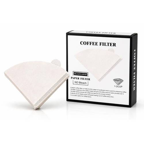 V01 Paper Coffee Filters | 100 PCS