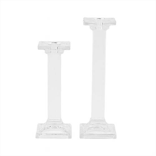 Square Glass Candle Holder