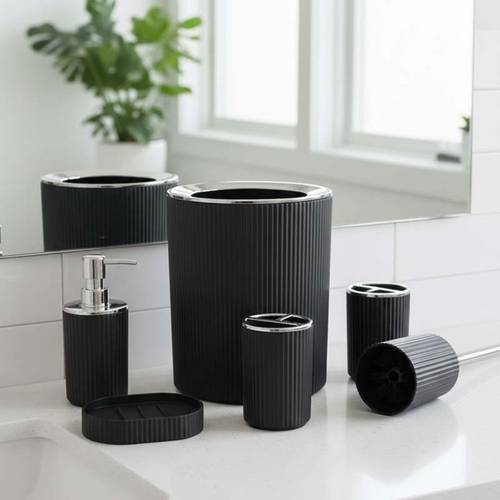 6 Piece Bathroom Accessory Set