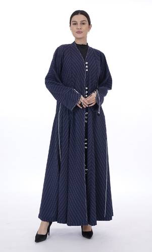عباية كريب مقلم