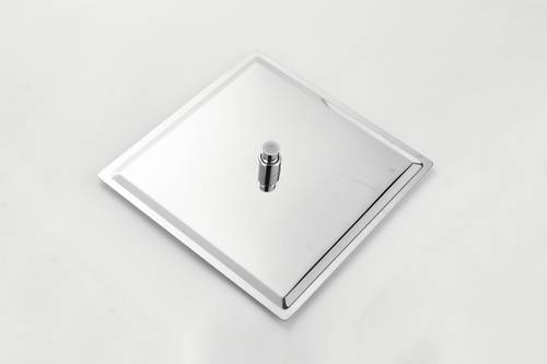 طاسة مربع كروم SWH-01 استيل 201 مقاس 30سم