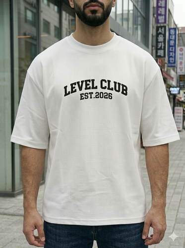 تيشيرت اوفر LEVEL CLUB