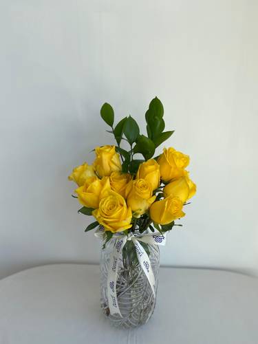Glass sun flower