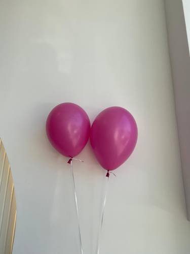 2FUCHSIAS helium balloons