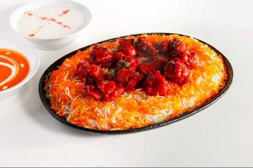Chicken 65 With Rice