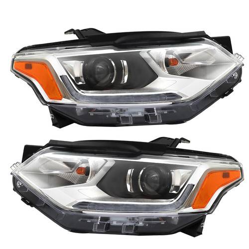 18-21 Chevy Traverse HID Headlights w/ LED DRL Driver & Passenger Side