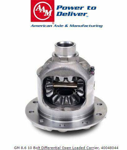 AAM GM 8.6 10 Bolt Differential Open Loaded Carrier, 40048044 Fits 1999-2008 Chevy C1500 Series with 30 spline axles Interchanges with 19233836