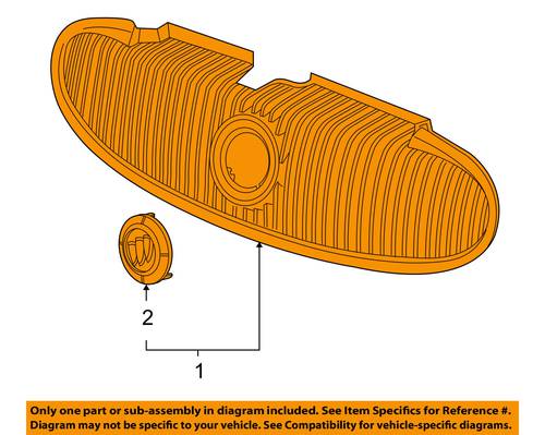 Buick GM  Rainier-Grille 10393961