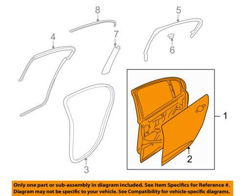 DOOR REAR RH LUMINA +2007