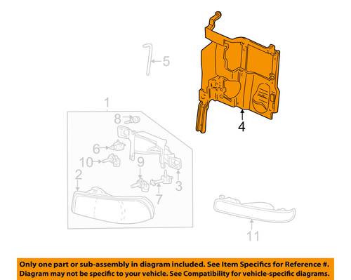 Trail-Blazer Headlight Support Left